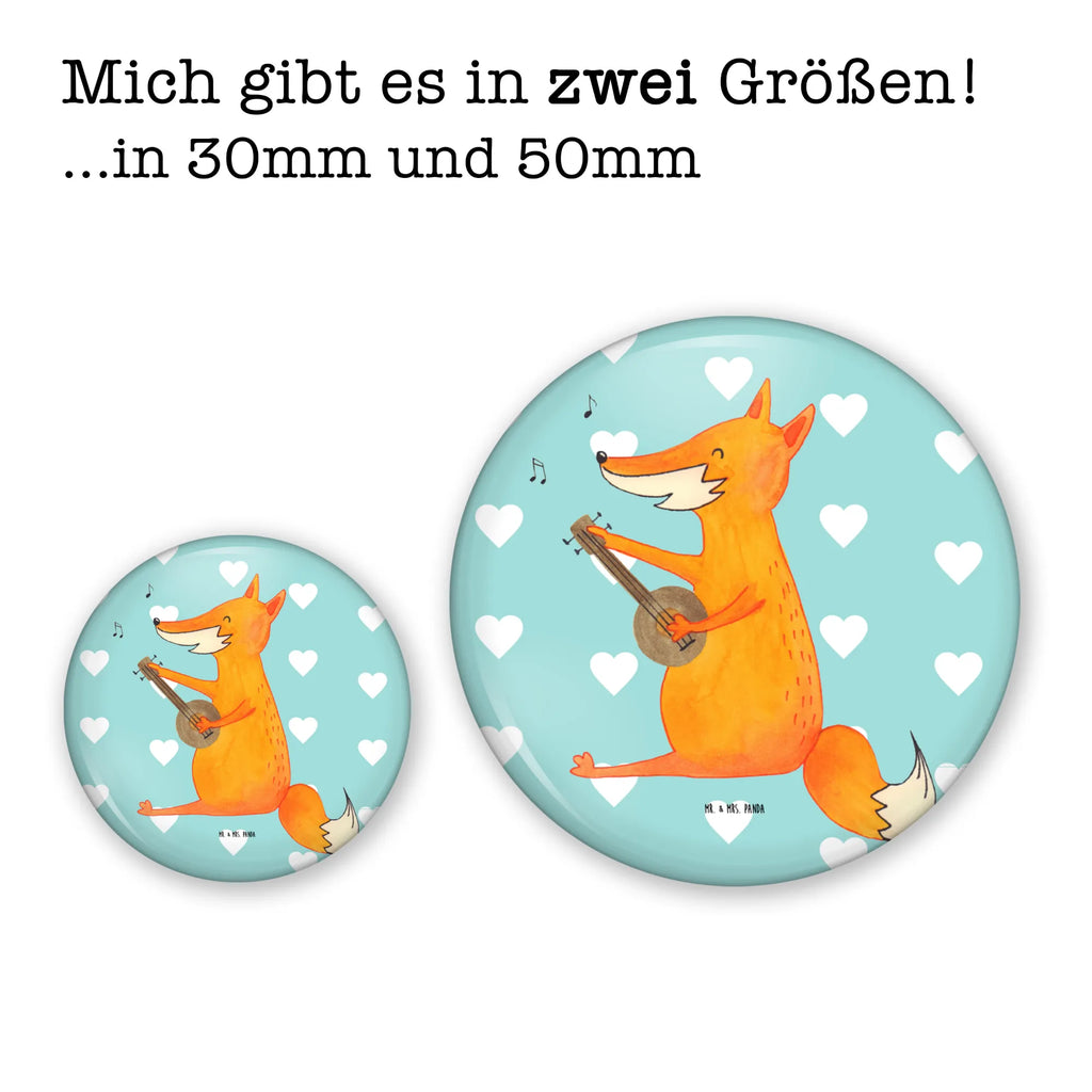 Button Fuchs Gitarre 50mm Button, Button, Pin, Anstecknadel, Fuchs, Füchse, Geschenk Musiker, Musik Spruch, Musikerin, Sänger, Sängerin, Gitarre