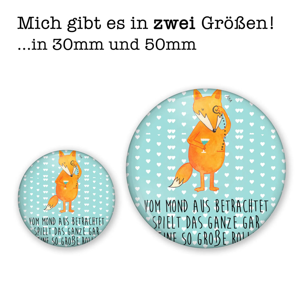 Button Fuchs Lord 50mm Button, Button, Pin, Anstecknadel, Fuchs, Füchse, tröstende Worte, Spruch lustig, Liebeskummer Geschenk, Motivation Spruch, Problemlösung