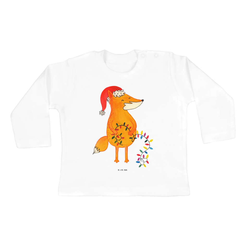 Baby Longsleeve Fuchs Weihnachten Mädchen, Jungen, Baby, Langarm, Bio, Kleidung, Winter, Weihnachten, Weihnachtsdeko, Nikolaus, Advent, Heiligabend, Wintermotiv, Fuchs, Füchse, Spruch schön, Geschenk Weihnachten, Weihnachtsmann, Weihnachtszeit