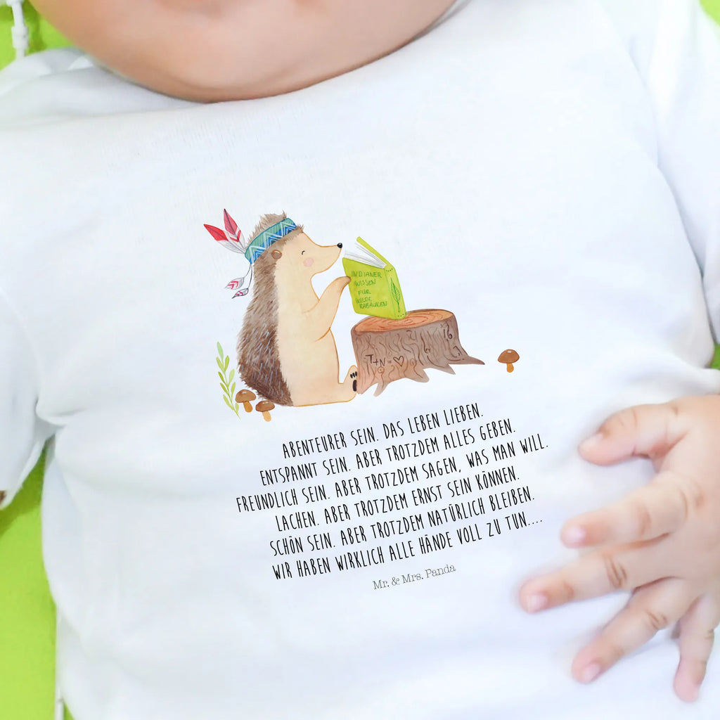 Organic Baby Shirt Igel Federschmuck Baby T-Shirt, Jungen Baby T-Shirt, Mädchen Baby T-Shirt, Shirt, Waldtiere, Tiere, Igel, Indianer, Abenteuer, Lagerfeuer, Camping