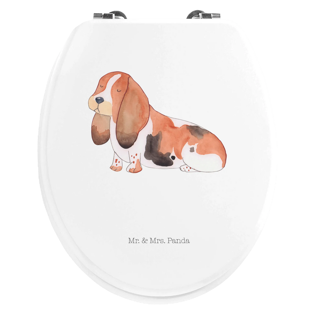 Motiv WC Sitz Hund Basset Hound Klobrille, Klodeckel, Toilettendeckel, WC-Sitz, Toilette, Hund, Hundemotiv, Haustier, Hunderasse, Tierliebhaber, Hundebesitzer, Sprüche, Basset Hound, Basset, Hundeliebe, kinderlos