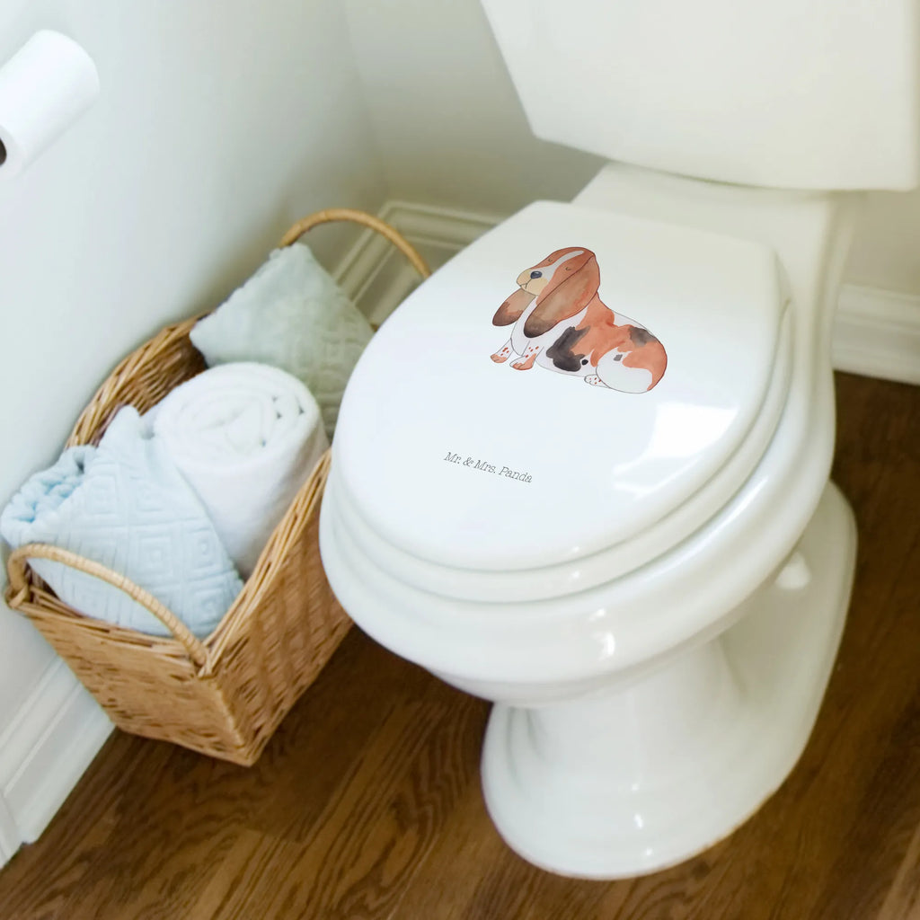 Motiv WC Sitz Hund Basset Hound Klobrille, Klodeckel, Toilettendeckel, WC-Sitz, Toilette, Hund, Hundemotiv, Haustier, Hunderasse, Tierliebhaber, Hundebesitzer, Sprüche, Basset Hound, Basset, Hundeliebe, kinderlos