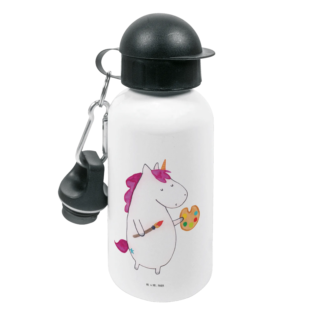 Kindertrinkflasche Einhorn Künstler Kindertrinkflasche, Kinder Trinkflasche, Trinkflasche, Flasche, Kinderflasche, Kinder, Kids, Kindergarten Flasche, Grundschule, Jungs, Mädchen, Einhorn, Einhörner, Einhorn Deko, Unicorn, Englisch, Künstler, Artist, Malen, Zeichnen, Welt, Farbe, Stift, Pinsel, Geschenk, Maler