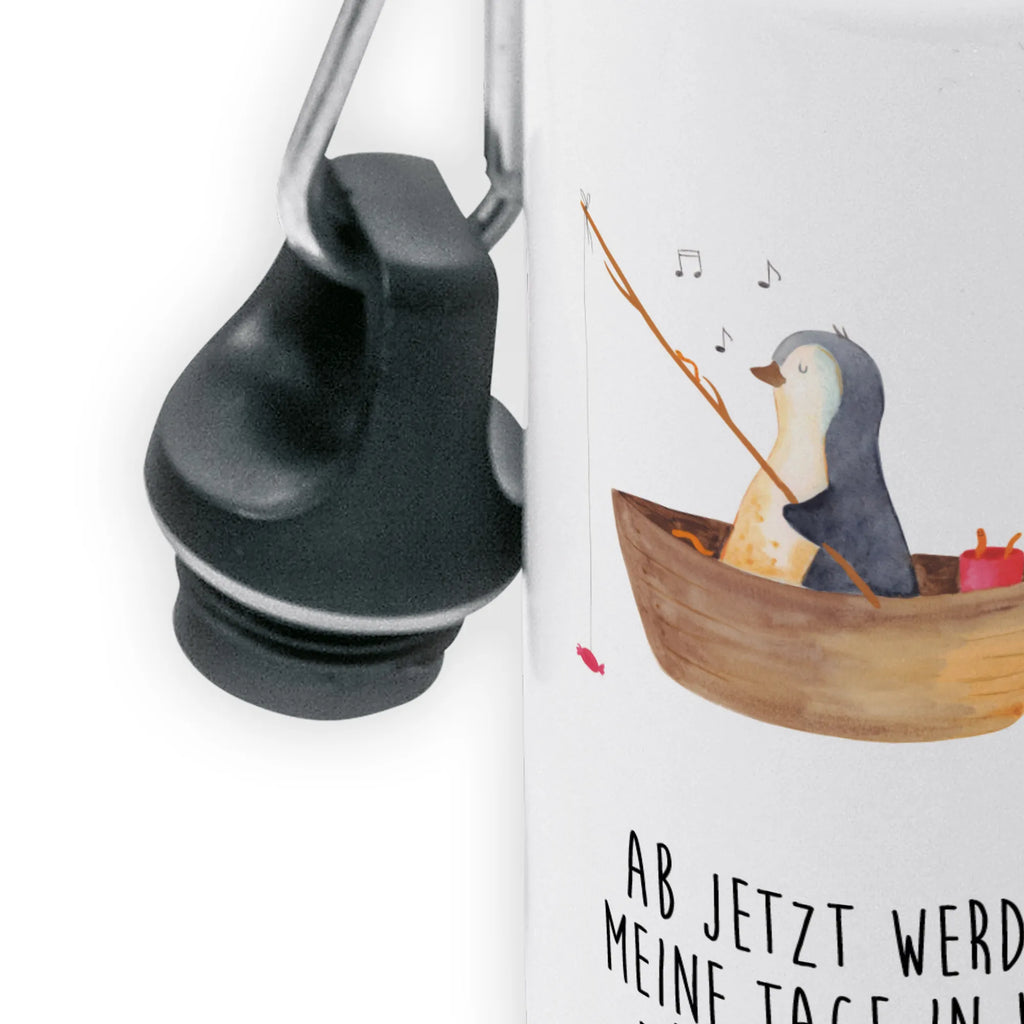 Kindertrinkflasche Pinguin Angelboot Kindertrinkflasche, Kinder Trinkflasche, Trinkflasche, Flasche, Kinderflasche, Kinder, Kids, Kindergarten Flasche, Grundschule, Jungs, Mädchen, Pinguin, Pinguine, Angeln, Boot, Angelboot, Lebenslust, Leben, genießen, Motivation, Neustart, Neuanfang, Trennung, Scheidung, Geschenkidee Liebeskummer