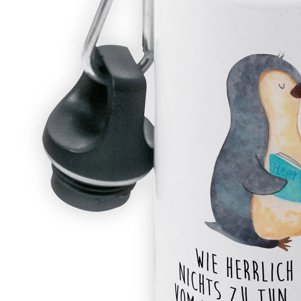 Kindertrinkflasche Pinguin Buch Kindertrinkflasche, Kinder Trinkflasche, Trinkflasche, Flasche, Kinderflasche, Kinder, Kids, Kindergarten Flasche, Grundschule, Jungs, Mädchen, Pinguin, Pinguine, Buch, Lesen, Bücherwurm, Nichtstun, Faulenzen, Ferien, Urlaub, Freizeit