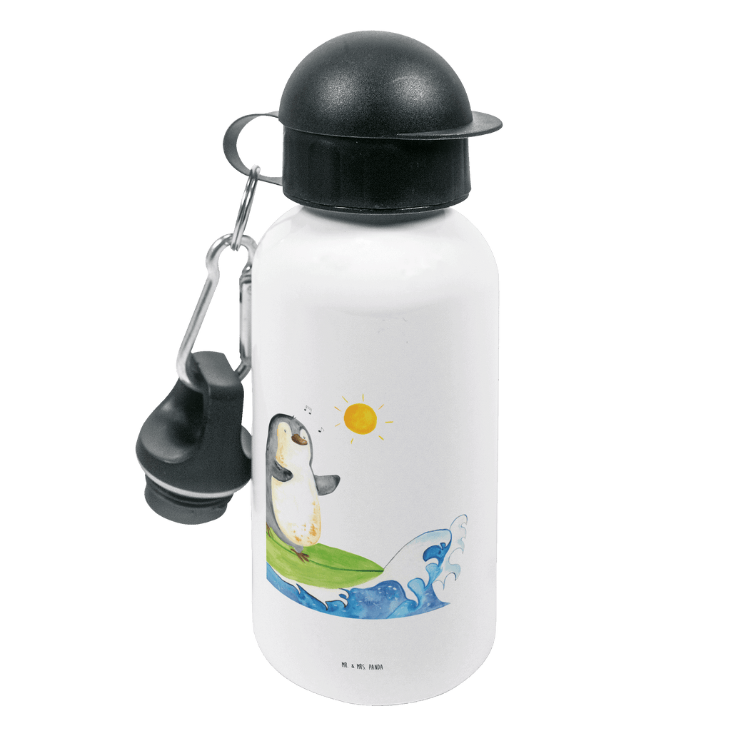 Kindertrinkflasche Pinguin Surfer Kindertrinkflasche, Kinder Trinkflasche, Trinkflasche, Flasche, Kinderflasche, Kinder, Kids, Kindergarten Flasche, Grundschule, Jungs, Mädchen, Pinguin, Pinguine, surfen, Surfer, Hawaii, Urlaub, Wellen, Wellen reiten, Portugal