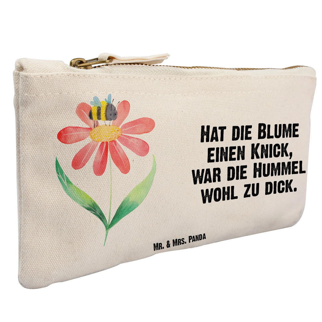 Schminktasche Hummel Blume Schminktasche, Kosmetiktasche, Kosmetikbeutel, Stiftemäppchen, Etui, Federmappe, Makeup, XXL, Schminketui, Kosmetiketui, Schlamperetui, Tiermotive, Gute Laune, lustige Sprüche, Tiere, Hummel, Blume, Wespe, Flauschig, Natur, Feld, Hummeln, Biene