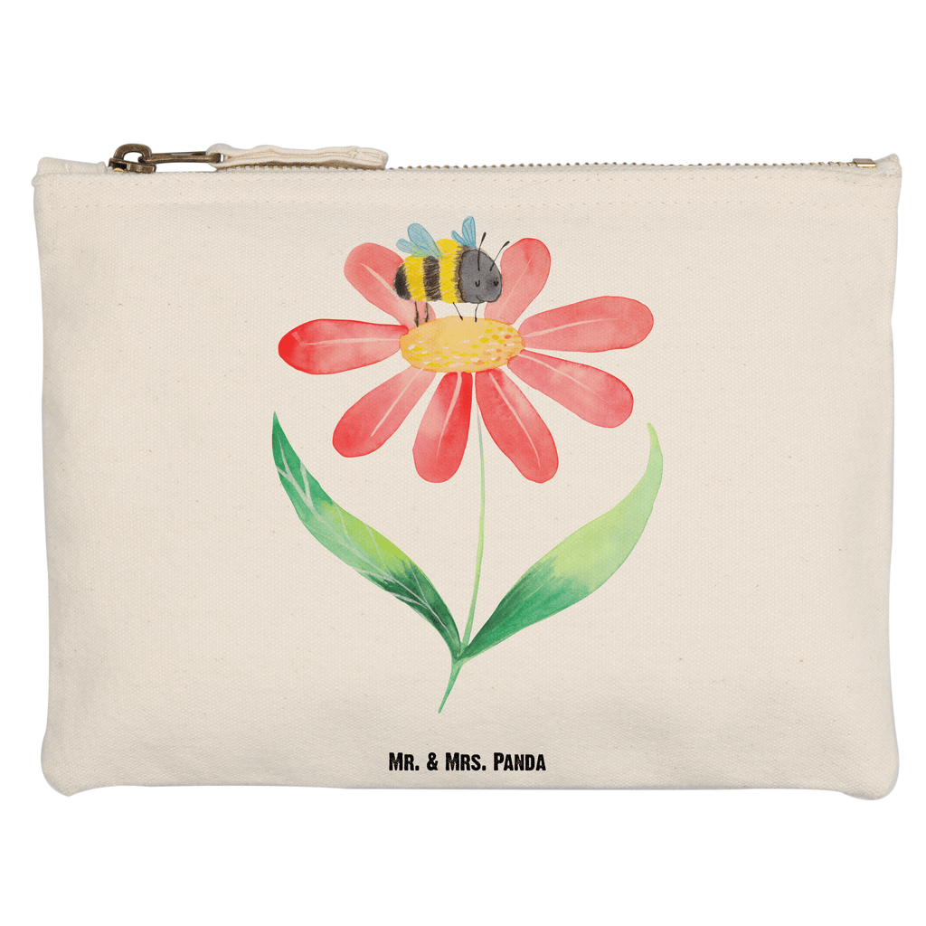 Schminktasche Hummel Blume Schminktasche, Kosmetiktasche, Kosmetikbeutel, Stiftemäppchen, Etui, Federmappe, Makeup, XXL, Schminketui, Kosmetiketui, Schlamperetui, Tiermotive, Gute Laune, lustige Sprüche, Tiere, Hummel, Blume, Wespe, Flauschig, Natur, Feld, Hummeln, Biene