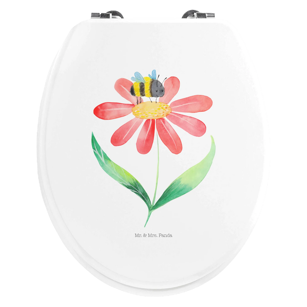 Motiv WC Sitz Hummel Blume Klobrille, Klodeckel, Toilettendeckel, WC-Sitz, Toilette, Tiermotive, Gute Laune, lustige Sprüche, Tiere, Hummel, Blume, Wespe, Flauschig, Natur, Feld, Hummeln, Biene