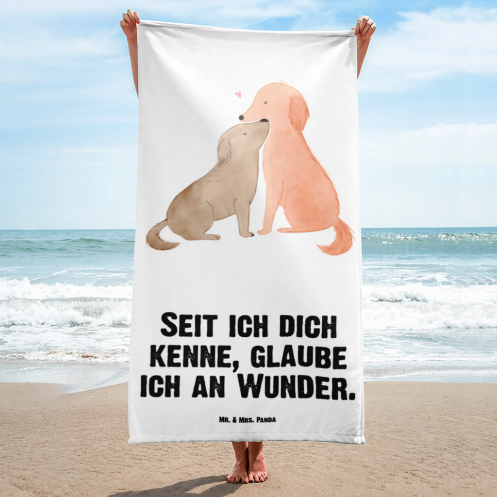 XL Badehandtuch Hunde Liebe Handtuch, Badetuch, Duschtuch, Strandtuch, Saunatuch, Hund, Hundemotiv, Haustier, Hunderasse, Tierliebhaber, Hundebesitzer, Sprüche, Liebe, Hund. Hunde, Kuss, Vertrauen, Kuscheln, Herz