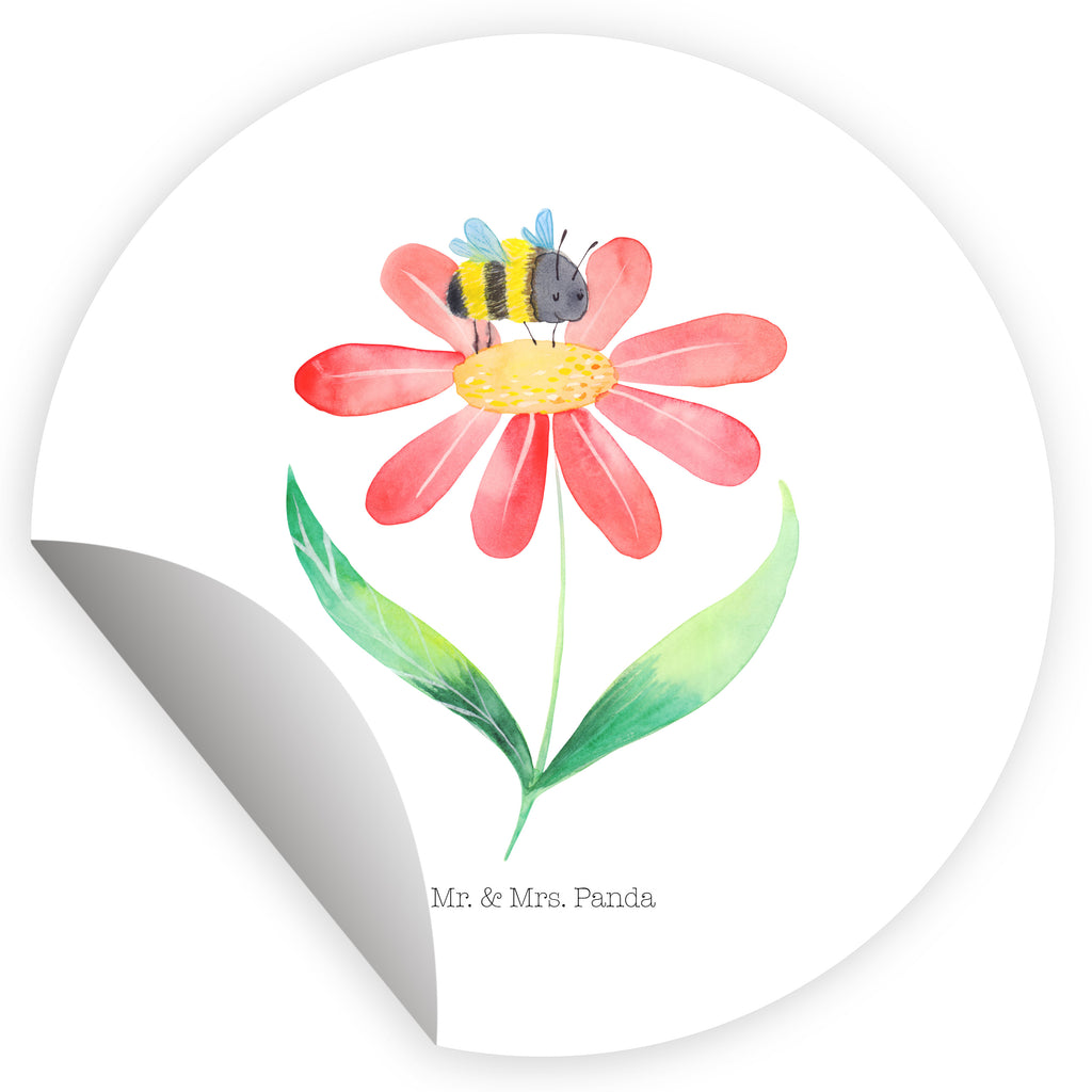 Rund Aufkleber Hummel Blume Sticker, Aufkleber, Etikett, Tiermotive, Gute Laune, lustige Sprüche, Tiere, Hummel, Blume, Wespe, Flauschig, Natur, Feld, Hummeln, Biene