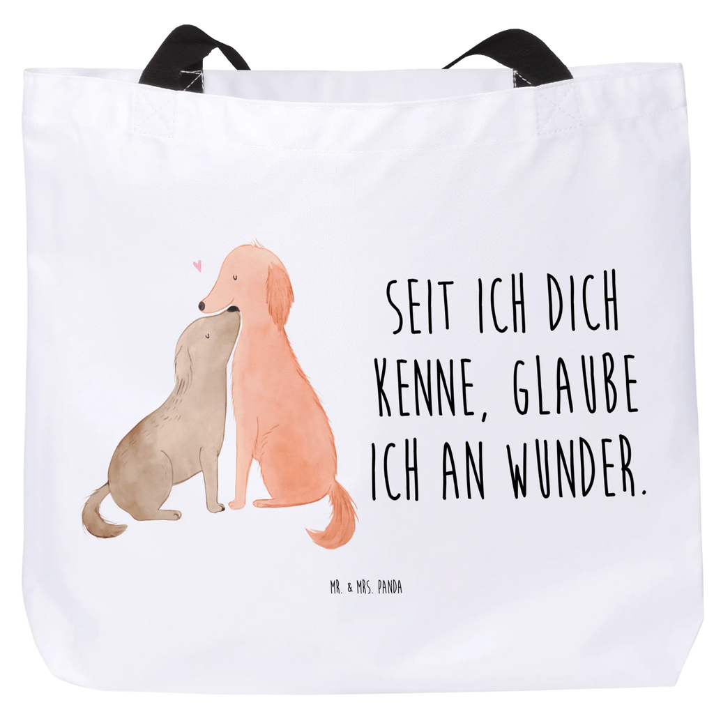 Shopper Hunde Liebe Beutel, Einkaufstasche, Tasche, Strandtasche, Einkaufsbeutel, Shopper, Schultasche, Freizeittasche, Tragebeutel, Schulbeutel, Alltagstasche, Hund, Hundemotiv, Haustier, Hunderasse, Tierliebhaber, Hundebesitzer, Sprüche, Liebe, Hund. Hunde, Kuss, Vertrauen, Kuscheln, Herz