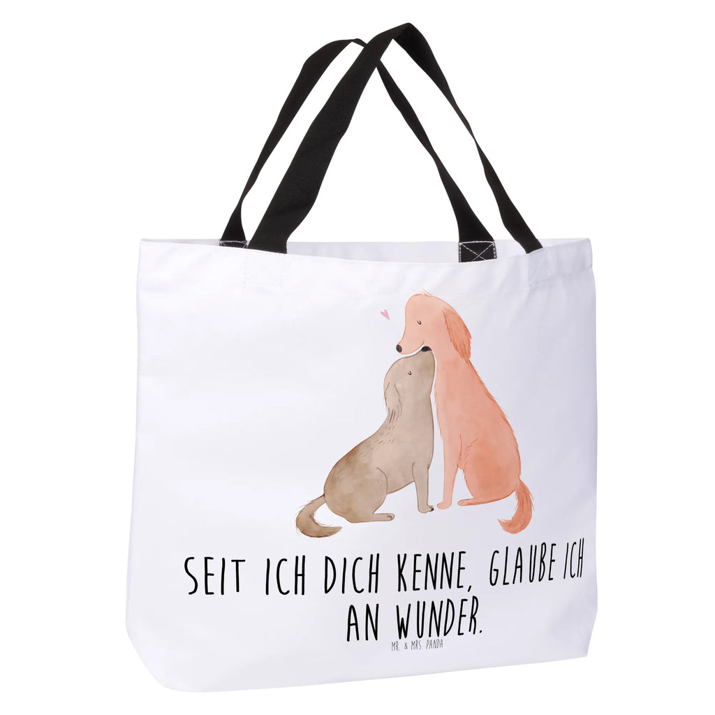 Shopper Hunde Liebe Beutel, Einkaufstasche, Tasche, Strandtasche, Einkaufsbeutel, Shopper, Schultasche, Freizeittasche, Tragebeutel, Schulbeutel, Alltagstasche, Hund, Hundemotiv, Haustier, Hunderasse, Tierliebhaber, Hundebesitzer, Sprüche, Liebe, Hund. Hunde, Kuss, Vertrauen, Kuscheln, Herz