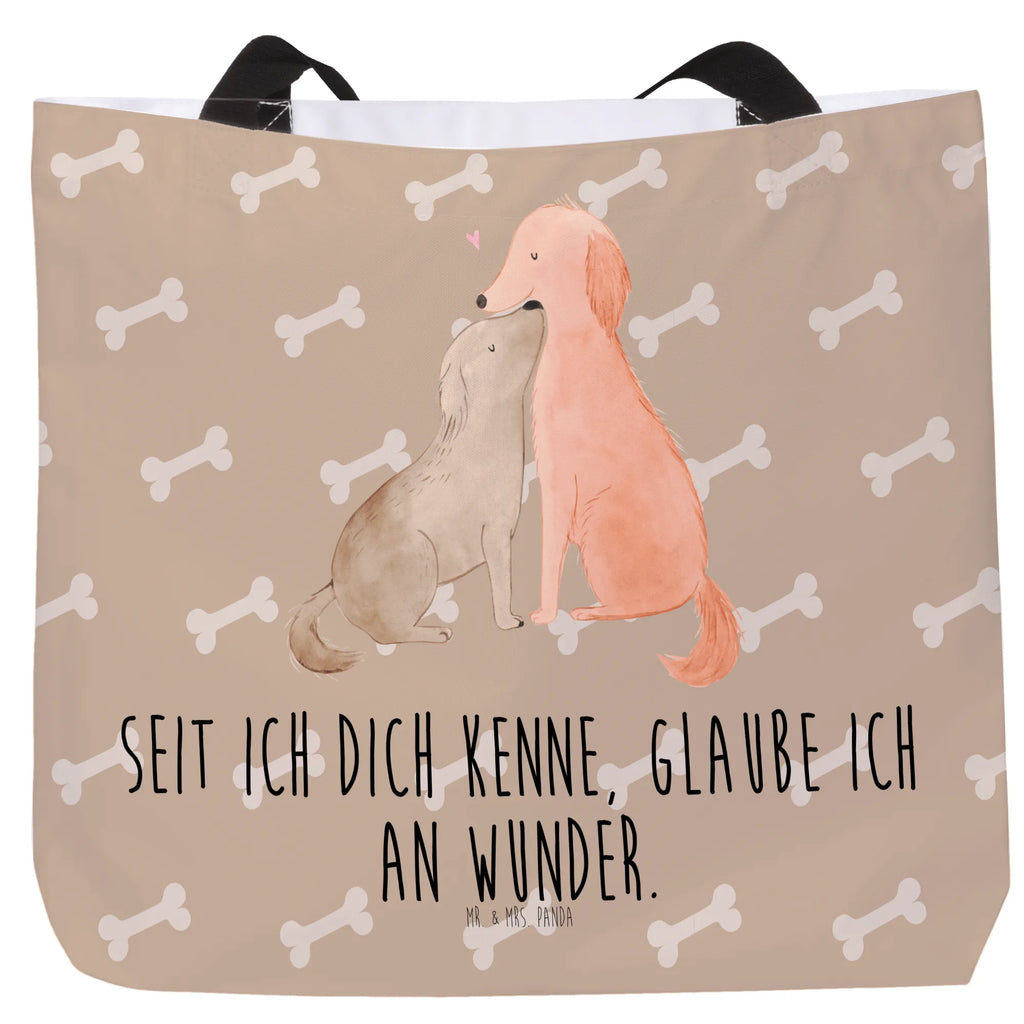 Shopper Hunde Liebe Beutel, Einkaufstasche, Tasche, Strandtasche, Einkaufsbeutel, Shopper, Schultasche, Freizeittasche, Tragebeutel, Schulbeutel, Alltagstasche, Hund, Hundemotiv, Haustier, Hunderasse, Tierliebhaber, Hundebesitzer, Sprüche, Liebe, Hund. Hunde, Kuss, Vertrauen, Kuscheln, Herz