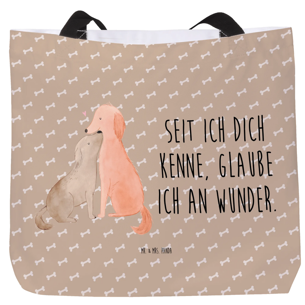 Shopper Hunde Liebe Beutel, Einkaufstasche, Tasche, Strandtasche, Einkaufsbeutel, Shopper, Schultasche, Freizeittasche, Tragebeutel, Schulbeutel, Alltagstasche, Hund, Hundemotiv, Haustier, Hunderasse, Tierliebhaber, Hundebesitzer, Sprüche, Liebe, Hund. Hunde, Kuss, Vertrauen, Kuscheln, Herz