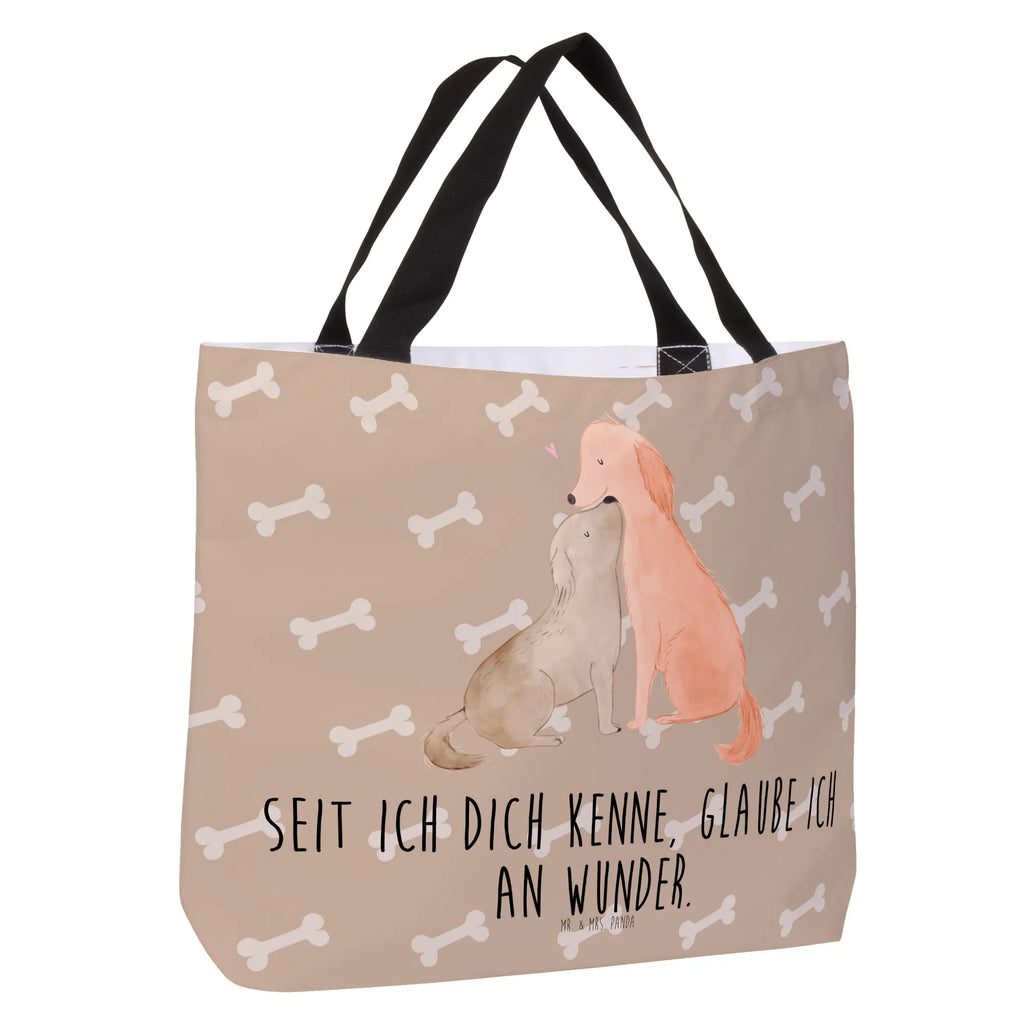 Shopper Hunde Liebe Beutel, Einkaufstasche, Tasche, Strandtasche, Einkaufsbeutel, Shopper, Schultasche, Freizeittasche, Tragebeutel, Schulbeutel, Alltagstasche, Hund, Hundemotiv, Haustier, Hunderasse, Tierliebhaber, Hundebesitzer, Sprüche, Liebe, Hund. Hunde, Kuss, Vertrauen, Kuscheln, Herz