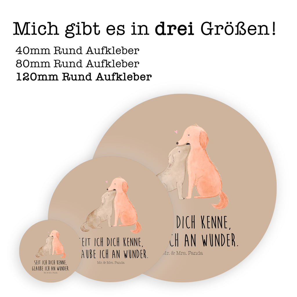 Rund Aufkleber Hunde Liebe Sticker, Aufkleber, Etikett, Hund, Hundemotiv, Haustier, Hunderasse, Tierliebhaber, Hundebesitzer, Sprüche, Liebe, Hund. Hunde, Kuss, Vertrauen, Kuscheln, Herz