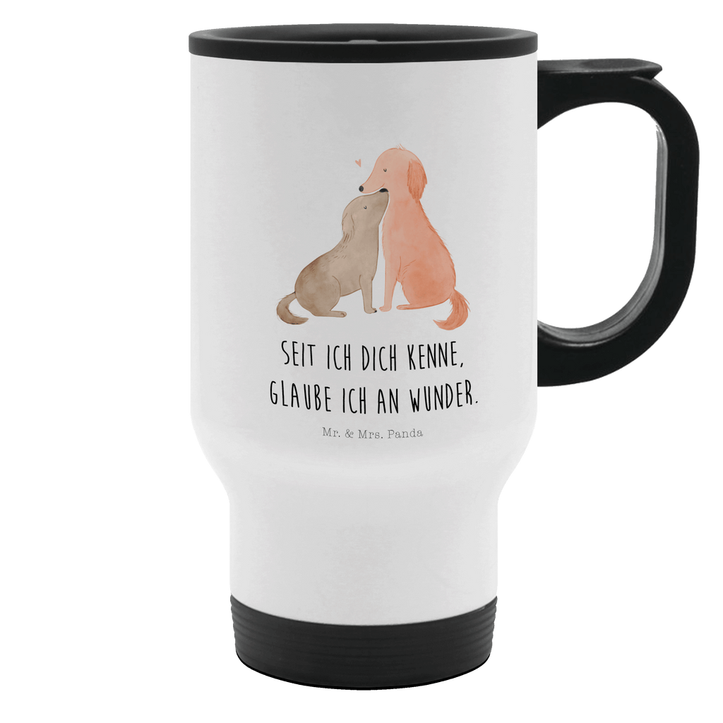 Thermobecher Hunde Liebe Thermobecher, To Go Becher, Thermotasse, Kaffeebecher, Isolierbecher, Thermobecher To Go, Warmhaltetasse, Edelstahlbecher, Reisebecher, Tasse mit Deckel, Thermobecher für 400 ml, Kaffeetasse zum Mitnehmen, Tasse zum Mitnehmen, Spülmaschinenfest, Hund, Hundemotiv, Haustier, Hunderasse, Tierliebhaber, Hundebesitzer, Sprüche, Liebe, Hund. Hunde, Kuss, Vertrauen, Kuscheln, Herz