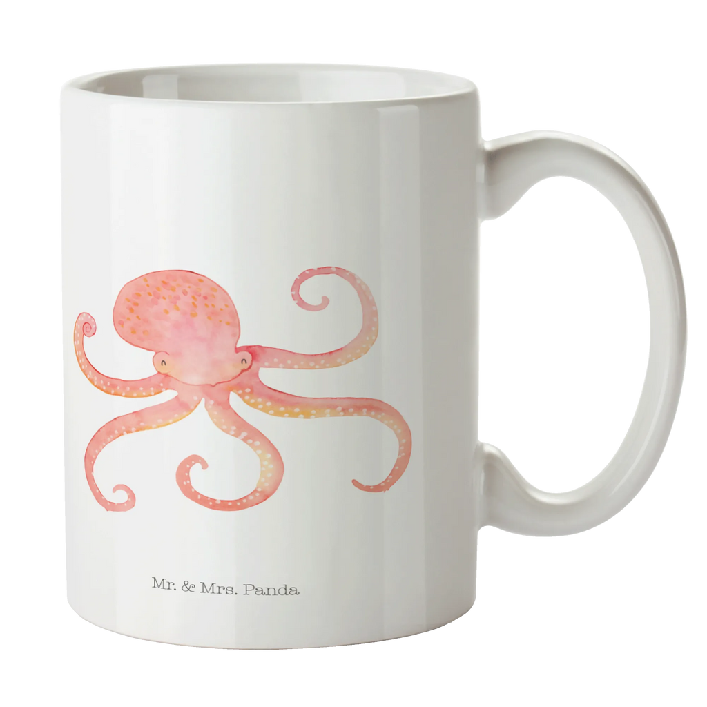 Tasse Tintenfisch Tasse, Kaffeetasse, Teetasse, Becher, Kaffeebecher, Teebecher, Keramiktasse, Porzellantasse, Büro Tasse, Geschenk Tasse, Tasse Sprüche, Tasse Motive, Kaffeetassen, Tasse bedrucken, Designer Tasse, Cappuccino Tassen, Schöne Teetassen, Tiermotive, Gute Laune, lustige Sprüche, Tiere, Meer, Meerestier, Krake, Tintenfisch, Arme, Wasser, Ozean