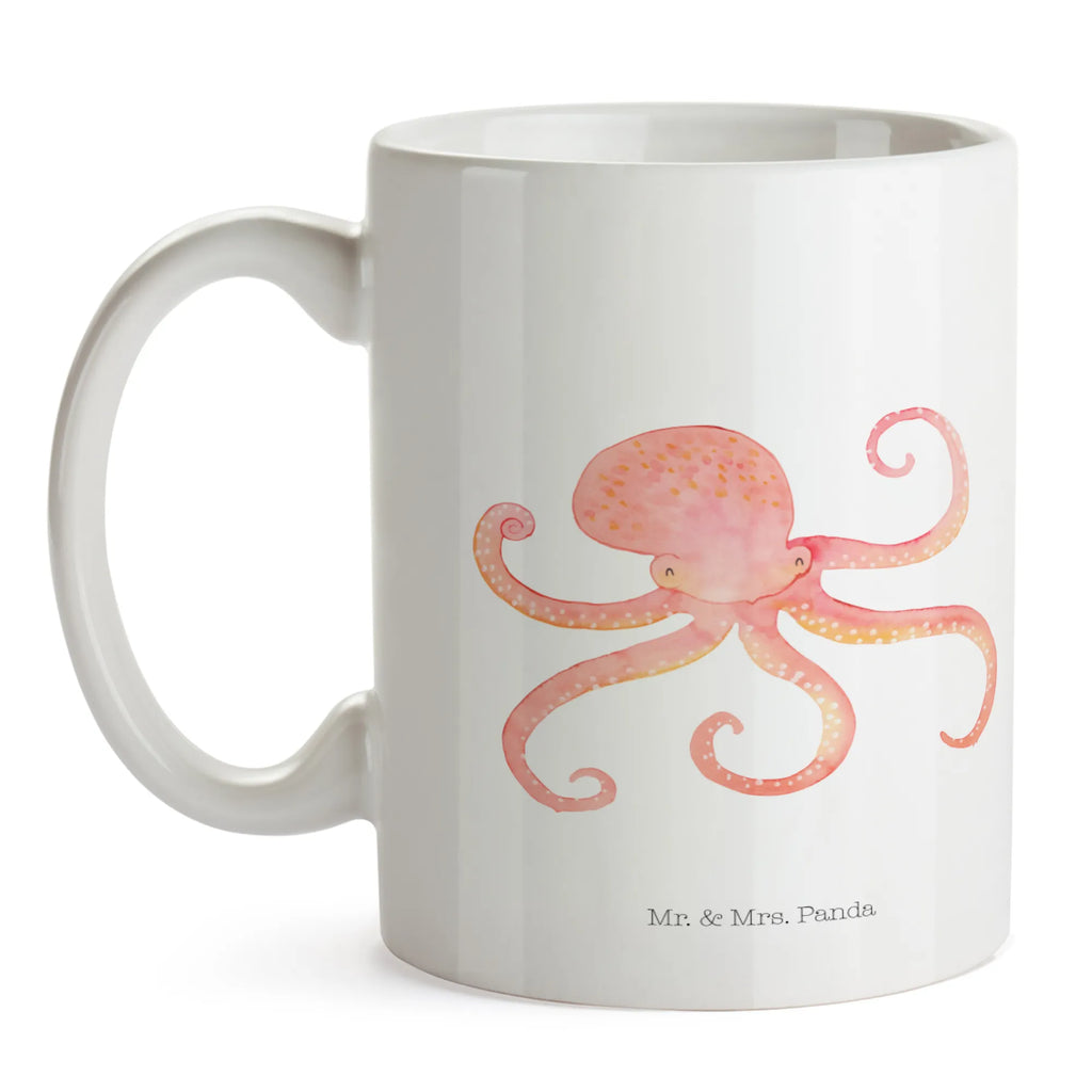 Tasse Tintenfisch Tasse, Kaffeetasse, Teetasse, Becher, Kaffeebecher, Teebecher, Keramiktasse, Porzellantasse, Büro Tasse, Geschenk Tasse, Tasse Sprüche, Tasse Motive, Kaffeetassen, Tasse bedrucken, Designer Tasse, Cappuccino Tassen, Schöne Teetassen, Tiermotive, Gute Laune, lustige Sprüche, Tiere, Meer, Meerestier, Krake, Tintenfisch, Arme, Wasser, Ozean