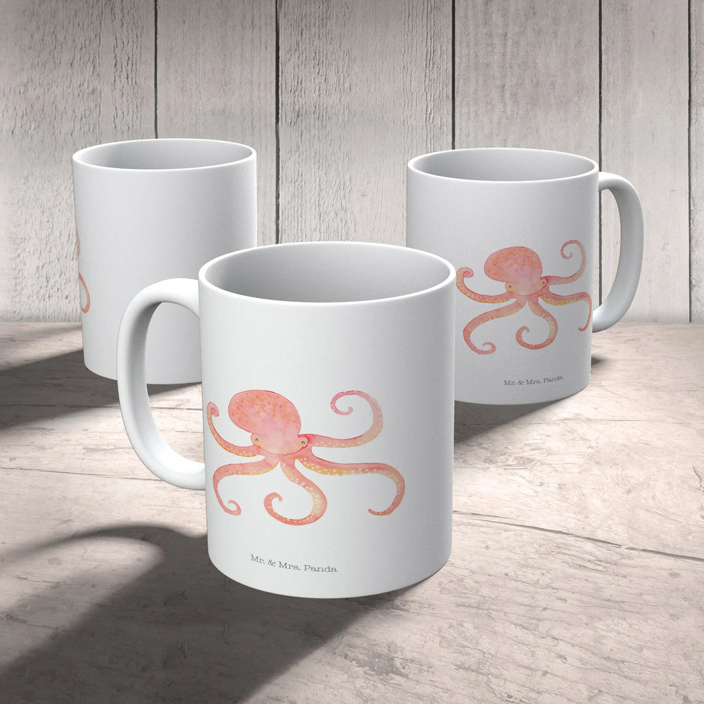 Tasse Tintenfisch Tasse, Kaffeetasse, Teetasse, Becher, Kaffeebecher, Teebecher, Keramiktasse, Porzellantasse, Büro Tasse, Geschenk Tasse, Tasse Sprüche, Tasse Motive, Kaffeetassen, Tasse bedrucken, Designer Tasse, Cappuccino Tassen, Schöne Teetassen, Tiermotive, Gute Laune, lustige Sprüche, Tiere, Meer, Meerestier, Krake, Tintenfisch, Arme, Wasser, Ozean