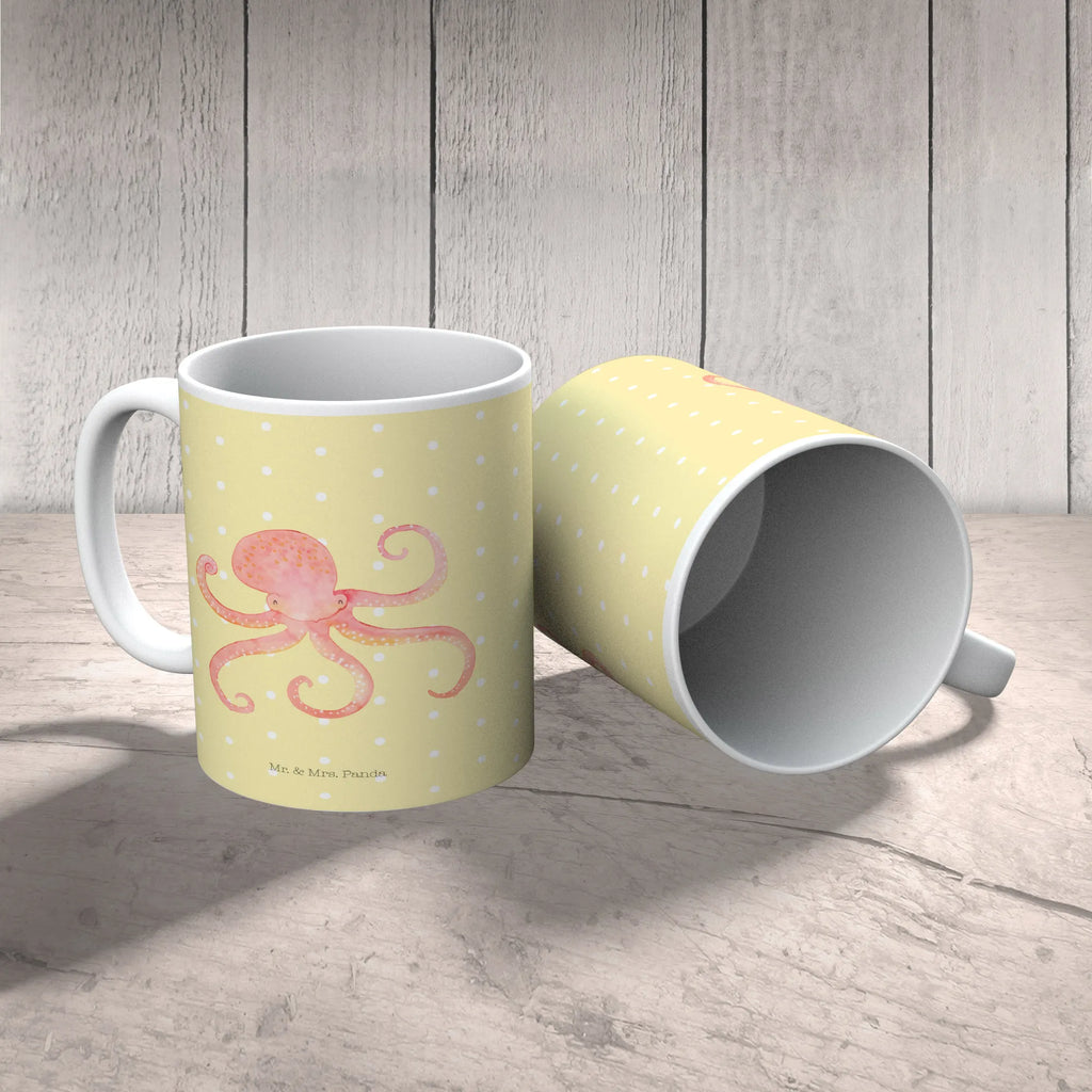 Tasse Tintenfisch Tasse, Kaffeetasse, Teetasse, Becher, Kaffeebecher, Teebecher, Keramiktasse, Porzellantasse, Büro Tasse, Geschenk Tasse, Tasse Sprüche, Tasse Motive, Kaffeetassen, Tasse bedrucken, Designer Tasse, Cappuccino Tassen, Schöne Teetassen, Tiermotive, Gute Laune, lustige Sprüche, Tiere, Meer, Meerestier, Krake, Tintenfisch, Arme, Wasser, Ozean