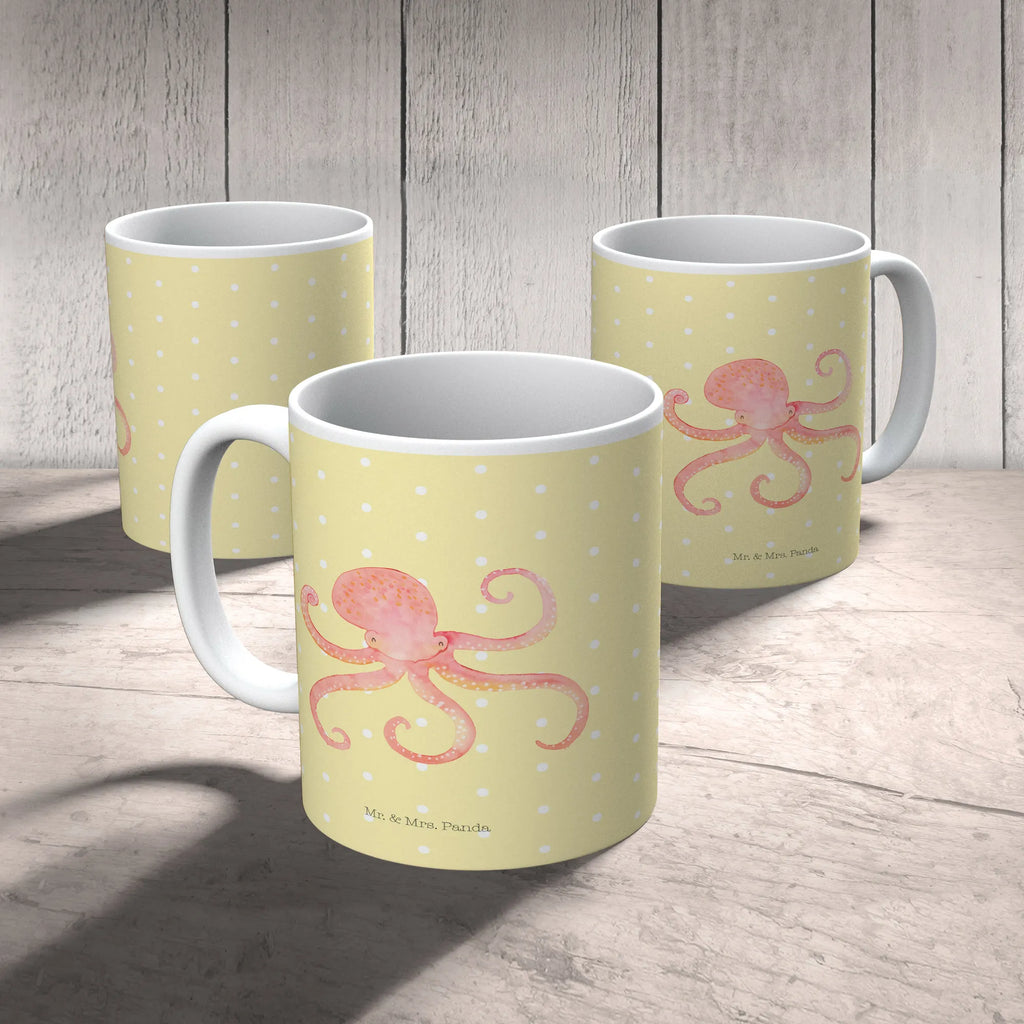 Tasse Tintenfisch Tasse, Kaffeetasse, Teetasse, Becher, Kaffeebecher, Teebecher, Keramiktasse, Porzellantasse, Büro Tasse, Geschenk Tasse, Tasse Sprüche, Tasse Motive, Kaffeetassen, Tasse bedrucken, Designer Tasse, Cappuccino Tassen, Schöne Teetassen, Tiermotive, Gute Laune, lustige Sprüche, Tiere, Meer, Meerestier, Krake, Tintenfisch, Arme, Wasser, Ozean