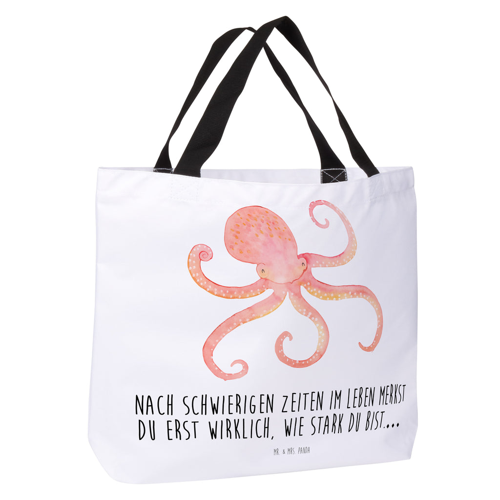 Shopper Tintenfisch Beutel, Einkaufstasche, Tasche, Strandtasche, Einkaufsbeutel, Shopper, Schultasche, Freizeittasche, Tragebeutel, Schulbeutel, Alltagstasche, Tiermotive, Gute Laune, lustige Sprüche, Tiere, Meer, Meerestier, Krake, Tintenfisch, Arme, Wasser, Ozean