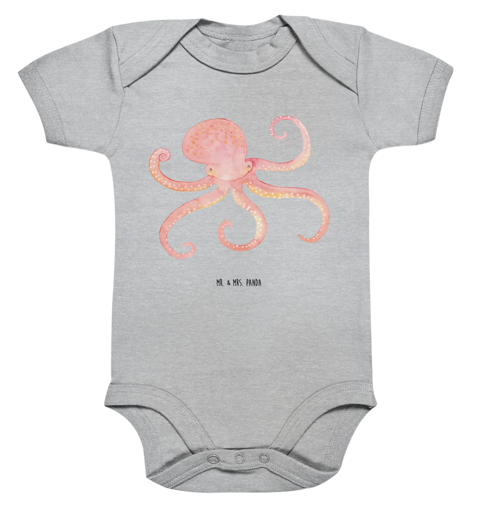 Organic Baby Body Tintenfisch Babykleidung, Babystrampler, Strampler, Wickelbody, Baby Erstausstattung, Junge, Mädchen, Tiermotive, Gute Laune, lustige Sprüche, Tiere, Meer, Meerestier, Krake, Tintenfisch, Arme, Wasser, Ozean