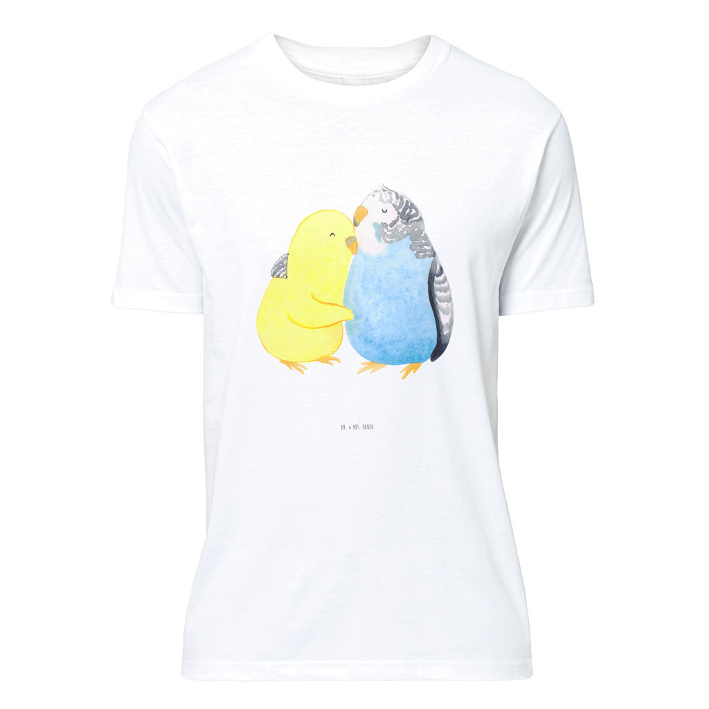 T-Shirt Standard Wellensittich Liebe T-Shirt, Shirt, Tshirt, Lustiges T-Shirt, T-Shirt mit Spruch, Party, Junggesellenabschied, Jubiläum, Geburstag, Herrn, Damen, Männer, Frauen, Schlafshirt, Nachthemd, Sprüche, Liebe, Partner, Freund, Freundin, Ehemann, Ehefrau, Heiraten, Verlobung, Heiratsantrag, Liebesgeschenk, Jahrestag, Hocheitstag, Vögel, Wellensittich, Nähe, Kuscheln, Vertrauen