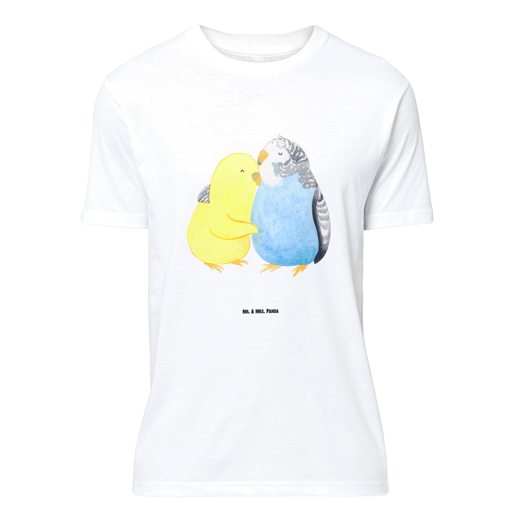 T-Shirt Standard Wellensittich Liebe T-Shirt, Shirt, Tshirt, Lustiges T-Shirt, T-Shirt mit Spruch, Party, Junggesellenabschied, Jubiläum, Geburstag, Herrn, Damen, Männer, Frauen, Schlafshirt, Nachthemd, Sprüche, Liebe, Partner, Freund, Freundin, Ehemann, Ehefrau, Heiraten, Verlobung, Heiratsantrag, Liebesgeschenk, Jahrestag, Hocheitstag, Vögel, Wellensittich, Nähe, Kuscheln, Vertrauen