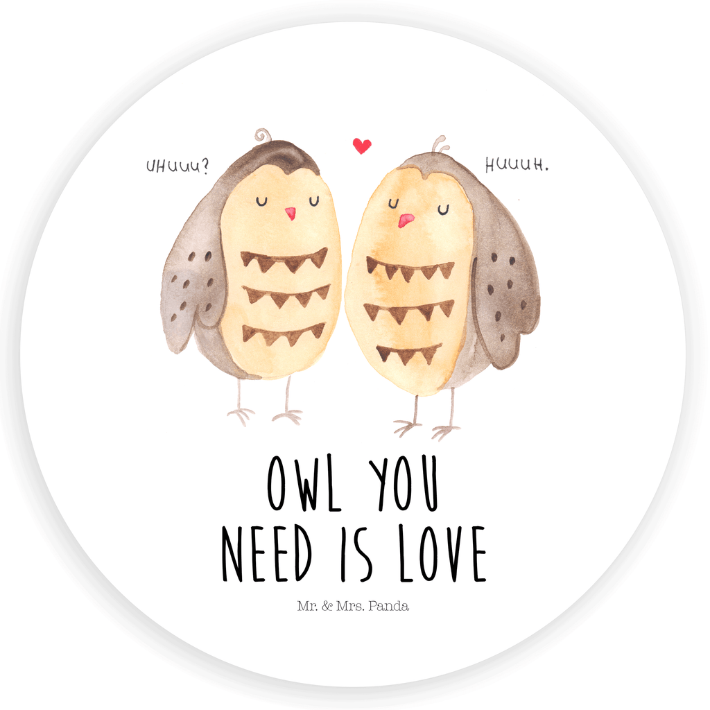 Rund Aufkleber Eule Liebe Sticker, Aufkleber, Etikett, Eule, Eule Deko, Liebe, Hochzeit Spruch, Owl, All you need is love, Liebe Spruch, Freundin Geschenk, Freund, Wortspiel lustig