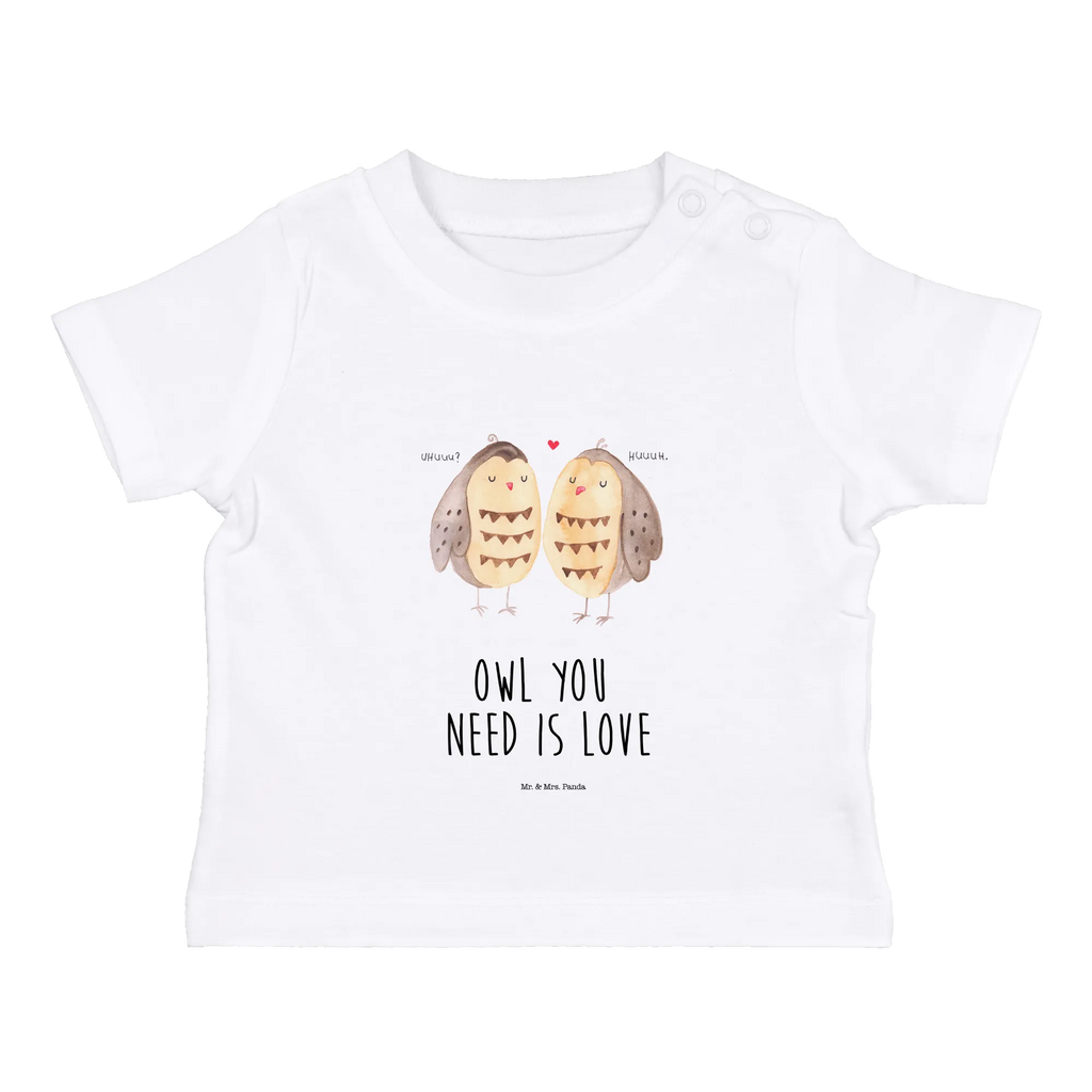 Organic Baby Shirt Eulen Liebe Baby T-Shirt, Jungen Baby T-Shirt, Mädchen Baby T-Shirt, Shirt, Eule, Eule Deko, Liebe, Hochzeit Spruch, Owl, All you need is love, Liebe Spruch, Freundin Geschenk, Freund, Wortspiel lustig