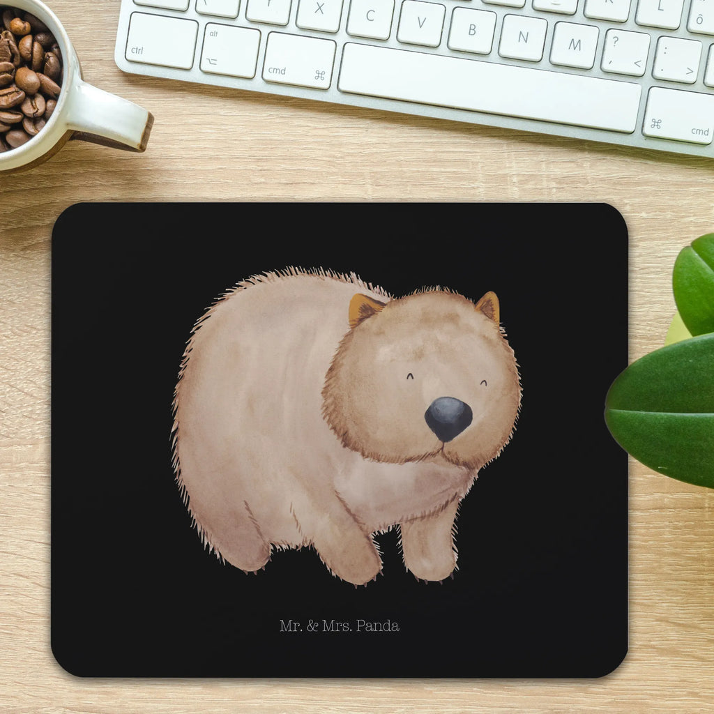 Mauspad Wombat Mousepad, Computer zubehör, Büroausstattung, PC Zubehör, Arbeitszimmer, Mauspad, Einzigartiges Mauspad, Designer Mauspad, Mausunterlage, Mauspad Büro, Tiermotive, Gute Laune, lustige Sprüche, Tiere, Wombat, Das Leben ist schön, Motivation, Spruch, Australien