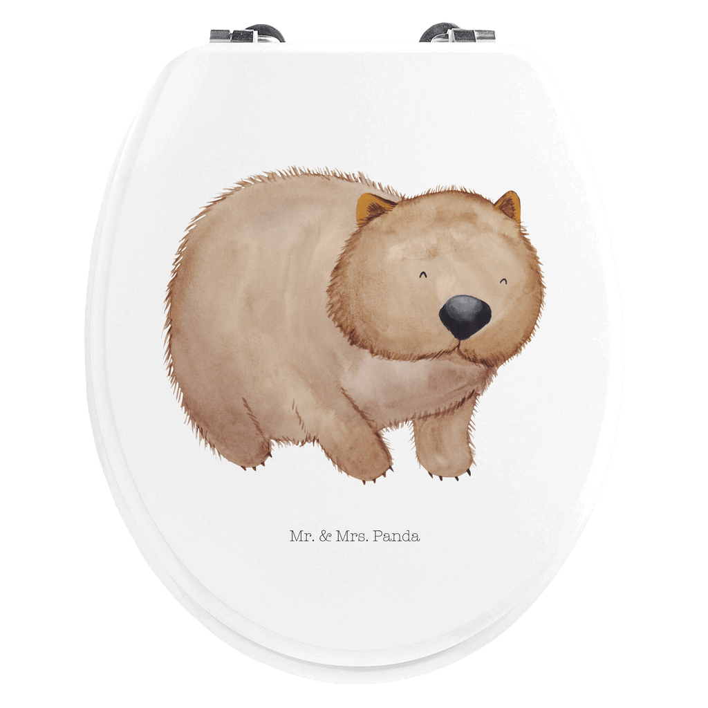 Motiv WC Sitz Wombat Klobrille, Klodeckel, Toilettendeckel, WC-Sitz, Toilette, Tiermotive, Gute Laune, lustige Sprüche, Tiere, Wombat, Das Leben ist schön, Motivation, Spruch, Australien