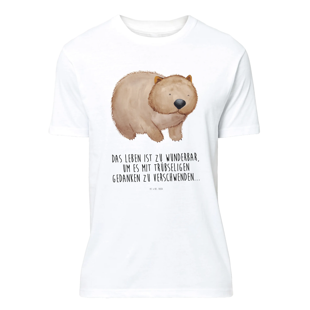 T-Shirt Standard Wombat T-Shirt, Shirt, Tshirt, Lustiges T-Shirt, T-Shirt mit Spruch, Party, Junggesellenabschied, Jubiläum, Geburstag, Herrn, Damen, Männer, Frauen, Schlafshirt, Nachthemd, Sprüche, Tiermotive, Gute Laune, lustige Sprüche, Tiere, Wombat, Das Leben ist schön, Motivation, Spruch, Australien