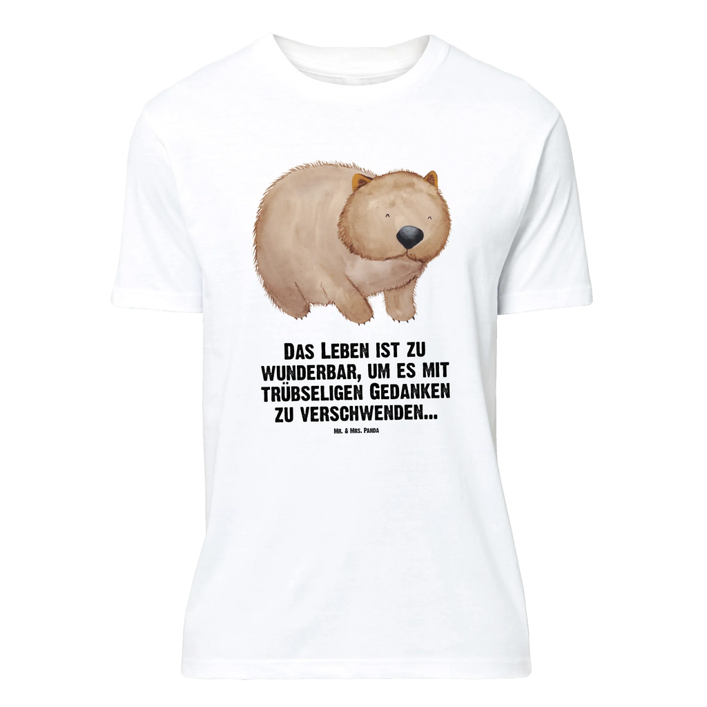 T-Shirt Standard Wombat T-Shirt, Shirt, Tshirt, Lustiges T-Shirt, T-Shirt mit Spruch, Party, Junggesellenabschied, Jubiläum, Geburstag, Herrn, Damen, Männer, Frauen, Schlafshirt, Nachthemd, Sprüche, Tiermotive, Gute Laune, lustige Sprüche, Tiere, Wombat, Das Leben ist schön, Motivation, Spruch, Australien