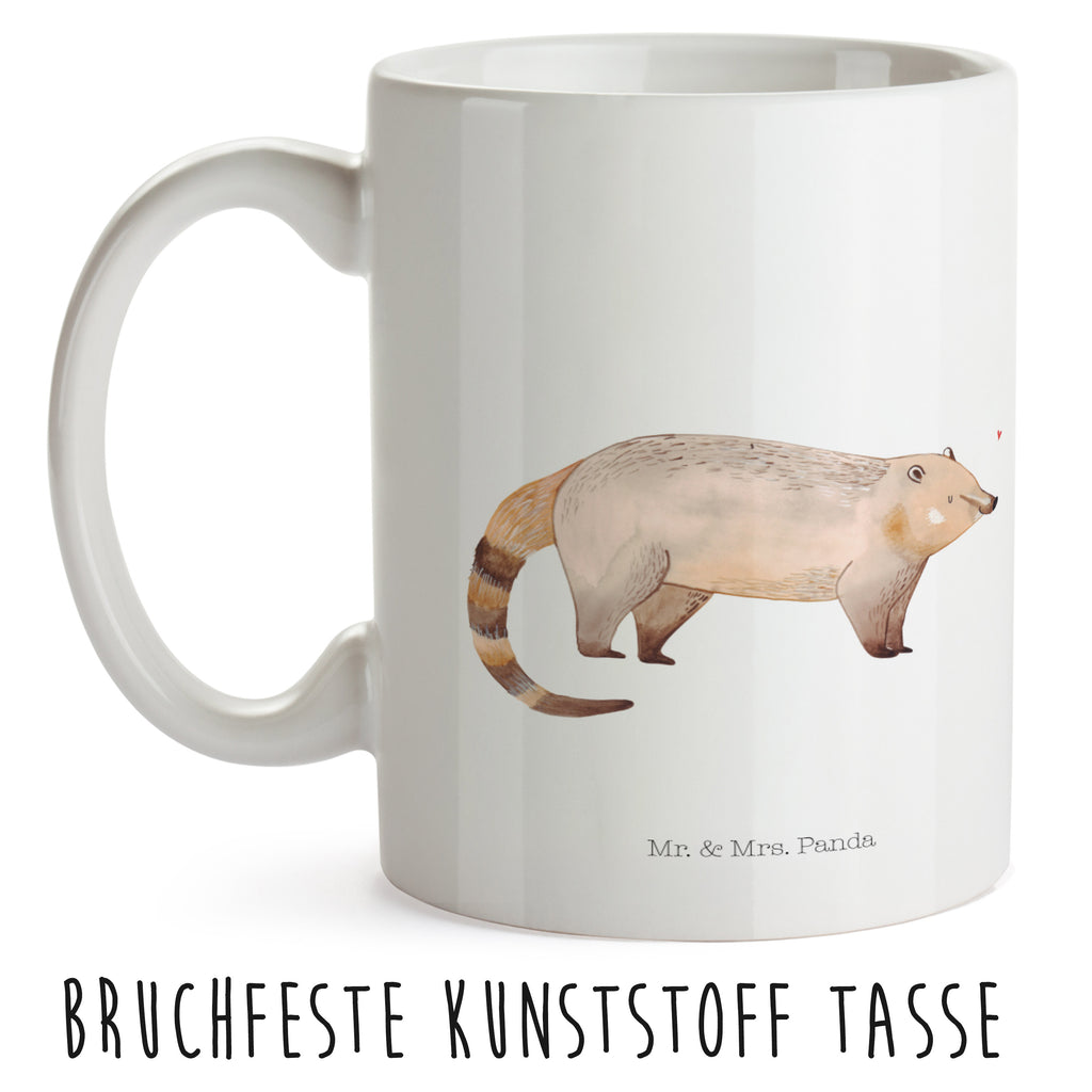 Kindertasse Nasenbär Kindertasse, Kinder Tasse, Kunststoff Tasse, Kindergarten Tasse, Trinkbecher, Camping Becher, Kaffeetasse, Kunststoffbecher, Kindergartenbecher, Outdoorgeschirr, Kunststoffgeschirr, Reisebecher, Reisetasse, Kinderbecher, Bruchfeste Tasse, Bruchsichere Tasse, Plastik Tasse, Plastiktasse, Tiermotive, Gute Laune, lustige Sprüche, Tiere, Nasenbär, Nasenbären, Rüsselbär, Bär