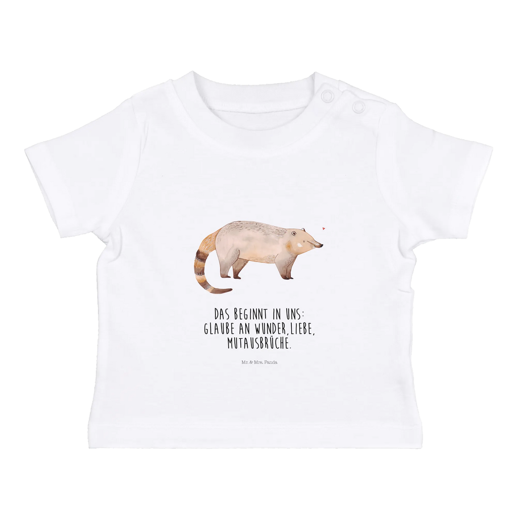 Organic Baby Shirt Nasenbär Baby T-Shirt, Jungen Baby T-Shirt, Mädchen Baby T-Shirt, Shirt, Tiermotive, Gute Laune, lustige Sprüche, Tiere, Nasenbär, Nasenbären, Rüsselbär, Bär