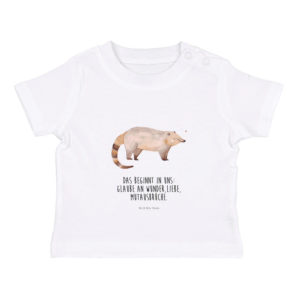 Organic Baby Shirt Nasenbär Baby T-Shirt, Jungen Baby T-Shirt, Mädchen Baby T-Shirt, Shirt, Tiermotive, Gute Laune, lustige Sprüche, Tiere, Nasenbär, Nasenbären, Rüsselbär, Bär