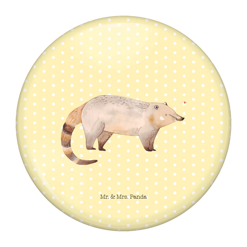 Button Nasenbär 50mm Button, Button, Pin, Anstecknadel, Tiermotive, Gute Laune, lustige Sprüche, Tiere, Nasenbär, Nasenbären, Rüsselbär, Bär