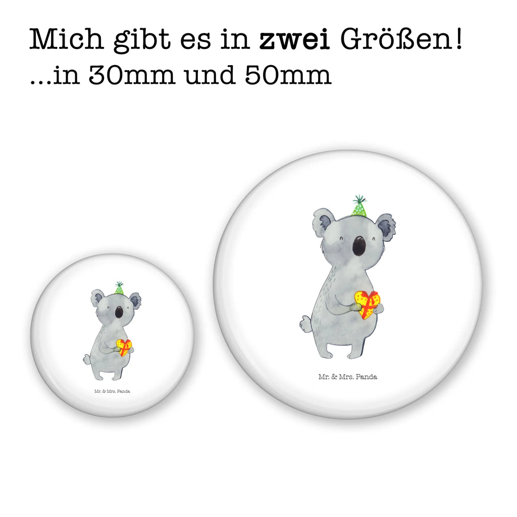 Button Koala Geschenk 50mm Button, Button, Pin, Anstecknadel, Koala, Koalabär, Geschenk, Geburtstag, Party