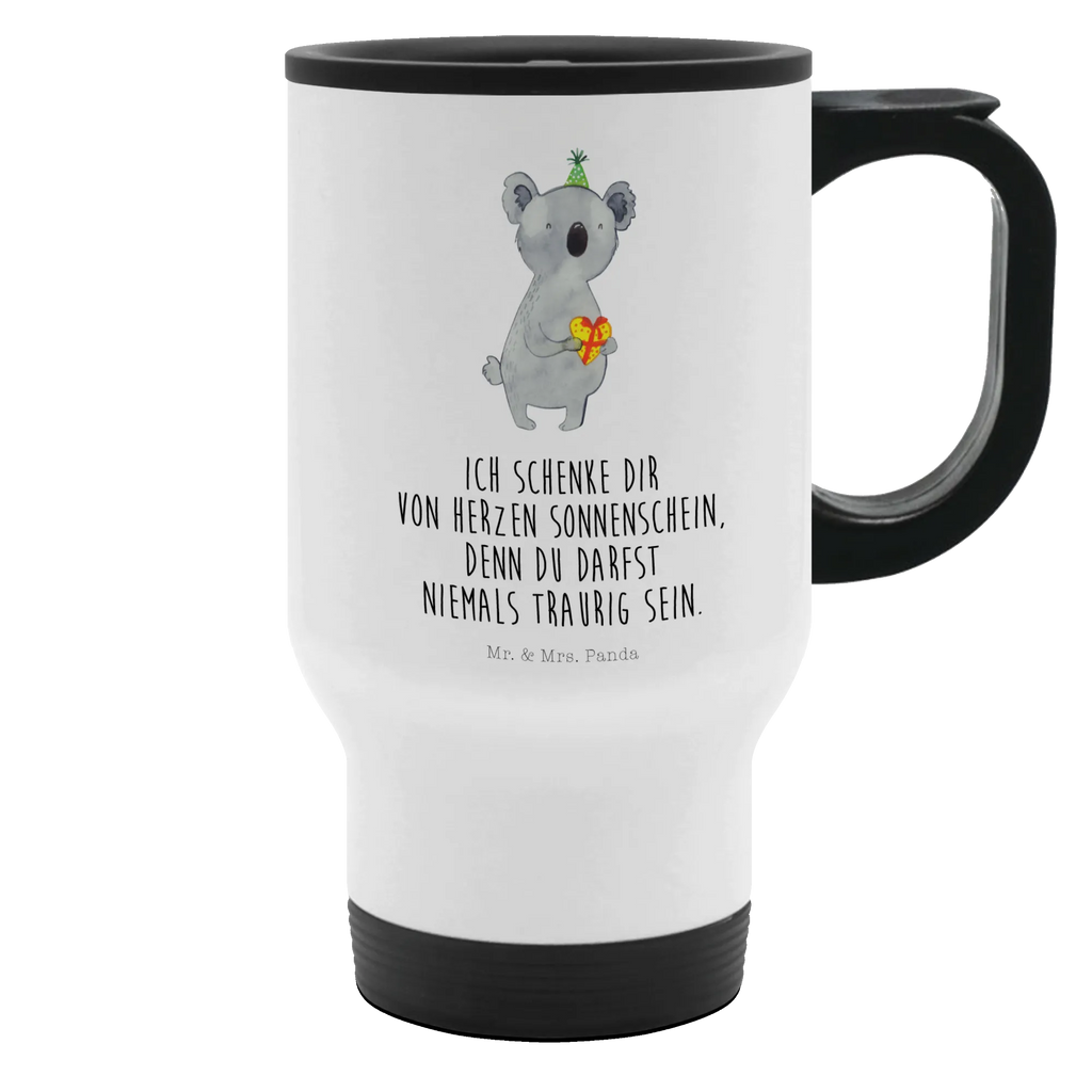 Thermobecher Koala Geschenk Thermobecher, To Go Becher, Thermotasse, Kaffeebecher, Isolierbecher, Thermobecher To Go, Warmhaltetasse, Edelstahlbecher, Reisebecher, Tasse mit Deckel, Thermobecher für 400 ml, Kaffeetasse zum Mitnehmen, Tasse zum Mitnehmen, Spülmaschinenfest, Koala, Koalabär, Geschenk, Geburtstag, Party