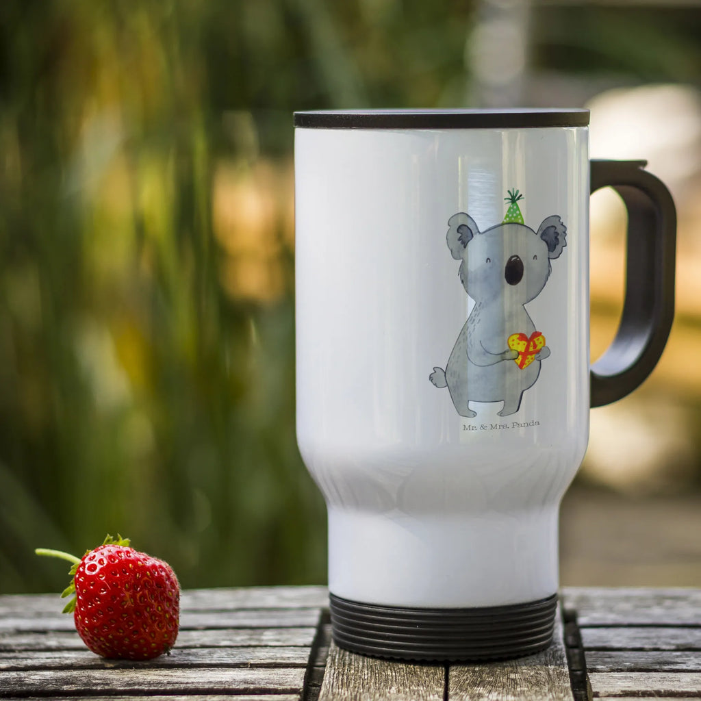 Thermobecher Koala Geschenk Thermobecher, To Go Becher, Thermotasse, Kaffeebecher, Isolierbecher, Thermobecher To Go, Warmhaltetasse, Edelstahlbecher, Reisebecher, Tasse mit Deckel, Thermobecher für 400 ml, Kaffeetasse zum Mitnehmen, Tasse zum Mitnehmen, Spülmaschinenfest, Koala, Koalabär, Geschenk, Geburtstag, Party