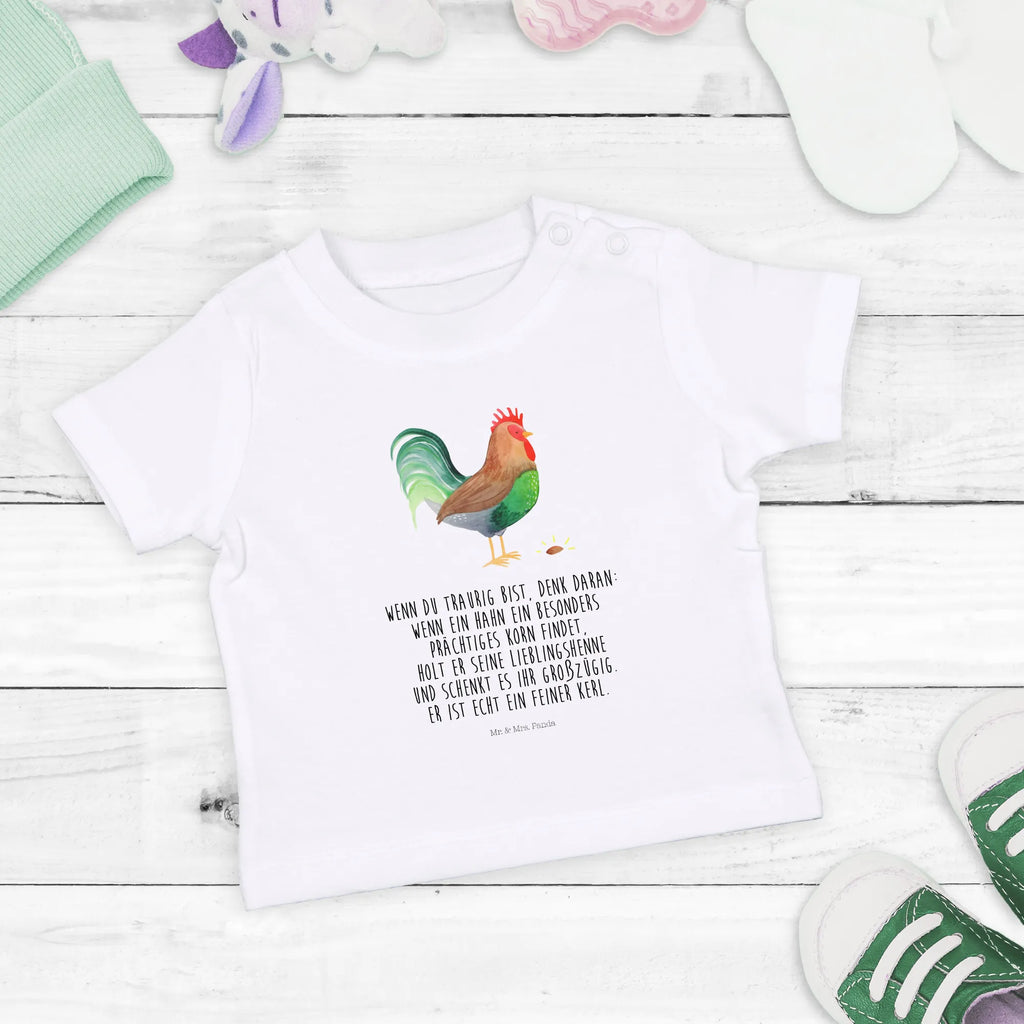 Organic Baby Shirt Hahn Korn Baby T-Shirt, Jungen Baby T-Shirt, Mädchen Baby T-Shirt, Shirt, Bauernhof, Hoftiere, Landwirt, Landwirtin, Hahn, Korn, Henne, Eier, Natur