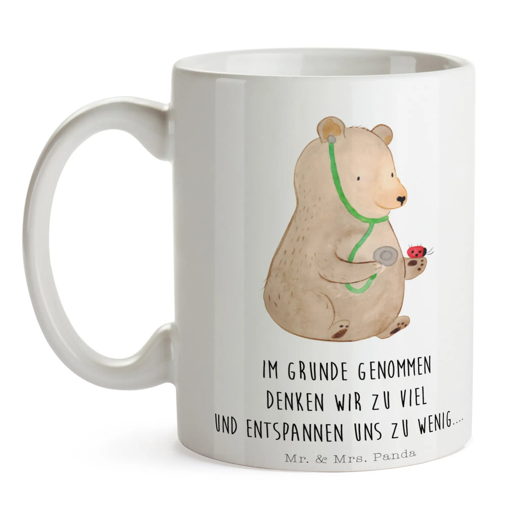 Tasse Bär Arzt Tasse, Kaffeetasse, Teetasse, Becher, Kaffeebecher, Teebecher, Keramiktasse, Porzellantasse, Büro Tasse, Geschenk Tasse, Tasse Sprüche, Tasse Motive, Kaffeetassen, Tasse bedrucken, Designer Tasse, Cappuccino Tassen, Schöne Teetassen, Bär, Teddy, Teddybär, Arzt, Ärztin, Doktor, Professor, Doktorin, Professorin