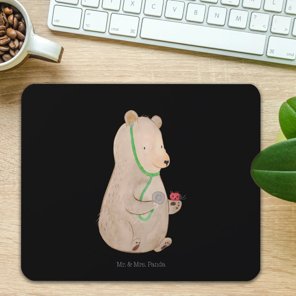 Mauspad Bär Arzt Mousepad, Computer zubehör, Büroausstattung, PC Zubehör, Arbeitszimmer, Mauspad, Einzigartiges Mauspad, Designer Mauspad, Mausunterlage, Mauspad Büro, Bär, Teddy, Teddybär, Arzt, Ärztin, Doktor, Professor, Doktorin, Professorin