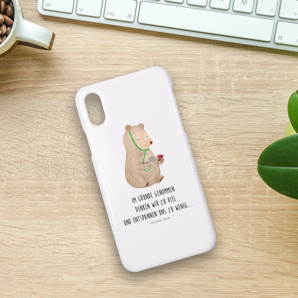 Handyhülle Bär Arzt Handyhülle, Handycover, Cover, Handy, Hülle, Samsung Galaxy S8 plus, Bär, Teddy, Teddybär, Arzt, Ärztin, Doktor, Professor, Doktorin, Professorin