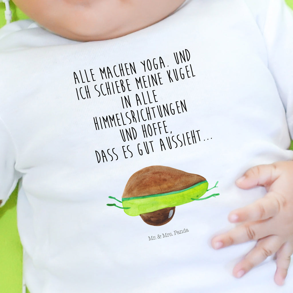 Organic Baby Shirt Avocado Yoga Baby T-Shirt, Jungen Baby T-Shirt, Mädchen Baby T-Shirt, Shirt, Avocado, Veggie, Vegan, Gesund, Avocado Yoga Vegan