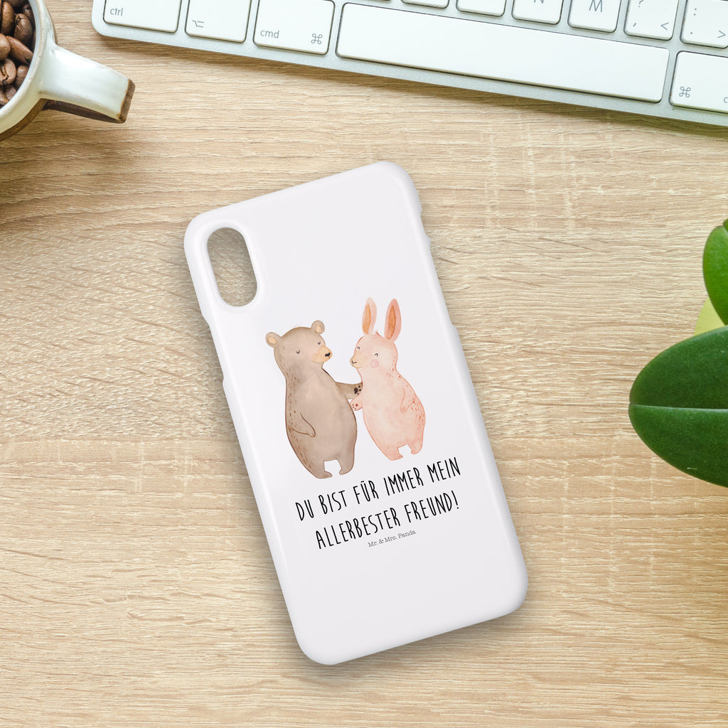 Handyhülle Bär und Hase Umarmen Handyhülle, Handycover, Cover, Handy, Hülle, Iphone 10, Iphone X, Liebe, Partner, Freund, Freundin, Ehemann, Ehefrau, Heiraten, Verlobung, Heiratsantrag, Liebesgeschenk, Jahrestag, Hocheitstag, Freunde, bester Freund, Hase, Bär, Bärchen, best friends